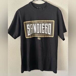 Gold & Black San Diego Graphic Tee